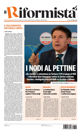 Cover of Il Riformista (Italy)