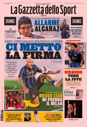 Cover of La Gazzetta dello Sport - Milano