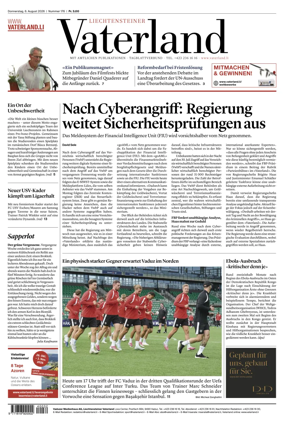 Cover of Liechtensteiner Vaterland