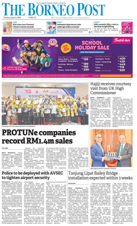 Cover of The Borneo Post (Sabah)