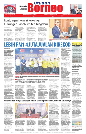 Cover of Utusan Borneo (Sabah)