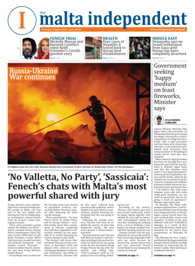 Cover of Malta Independent