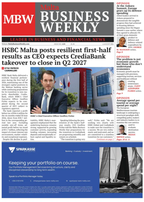 Cover of The Malta Business Weekly