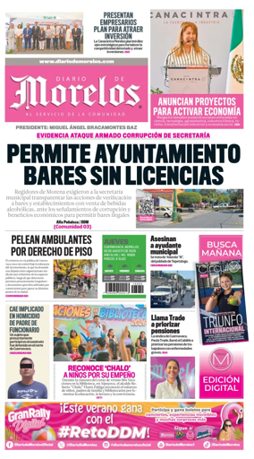 Cover of Diario de Morelos