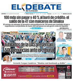 Cover of El Debate de Culiacan