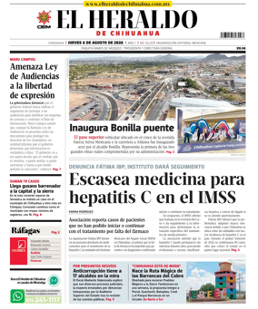 Cover of El Heraldo de Chihuahua
