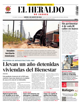 Cover of El Heraldo de Juarez