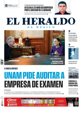 Cover of El Heraldo de Mexico