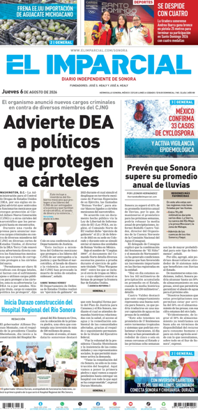 Cover of El Imparcial