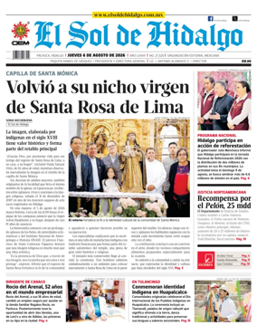 Cover of El Sol de Hidalgo