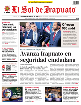 Cover of El Sol de Irapuato