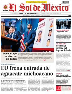 Cover of El Sol de Mexico