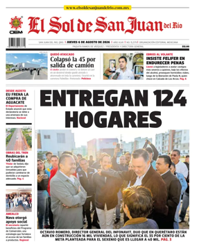 Cover of El Sol de San Juan del Rio