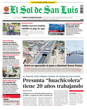 Cover of El Sol de San Luis Potosi
