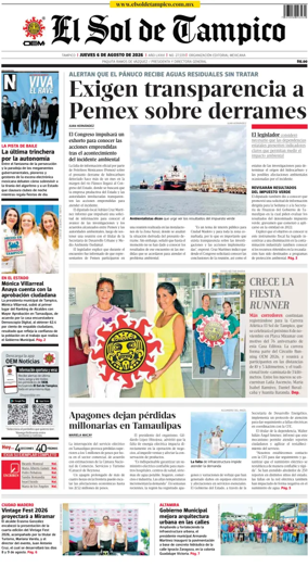 Cover of El Sol de Tampico