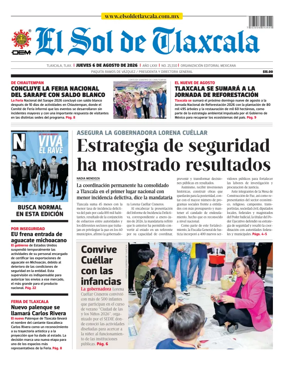 Cover of El Sol de Tlaxcala