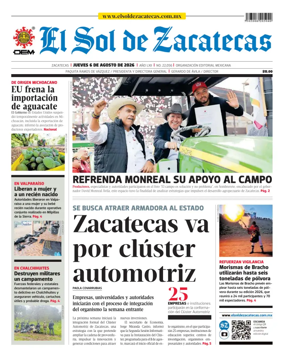 Cover of El Sol de Zacatecas
