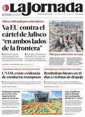 Cover of La Jornada