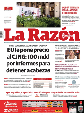 Cover of La Razon de Mexico