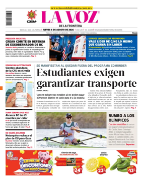 Cover of La Voz de la Frontera