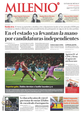 Cover of Milenio Edo de Mexico