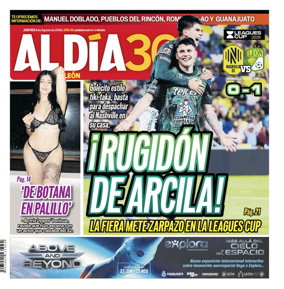 Cover of Periodico Al Dia (Leon)