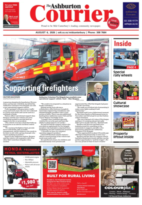 Cover of Ashburton Courier