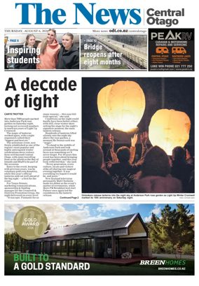Cover of Central Otago News
