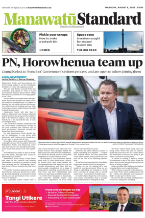 Cover of Manawatu Standard