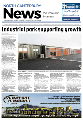 Cover of North Canterbury News