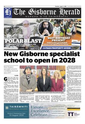 Cover of The Gisborne Herald