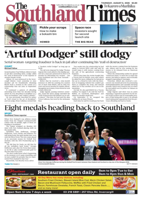 Cover of The Southland Times