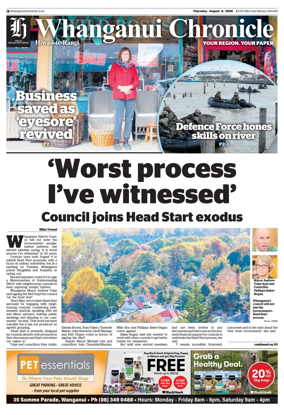 Cover of Whanganui Chronicle