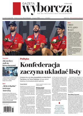 Cover of Gazeta Wyborcza