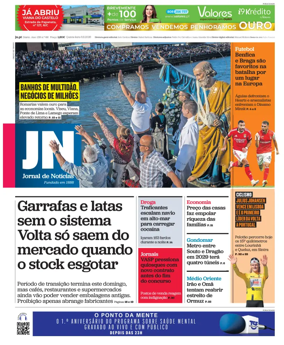 Cover of Jornal de Noticias