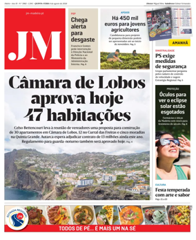 Cover of Jornal Madeira