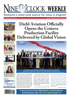 Cover of Nine o clock Weekly (Romania)