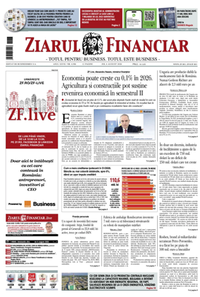 Cover of Ziarul Financiar