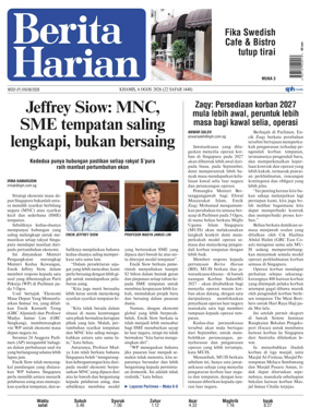 Cover of Berita Harian
