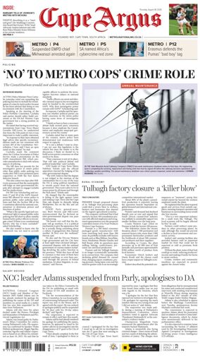 Cover of Cape Argus