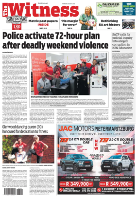 Cover of The Witness (South Africa)