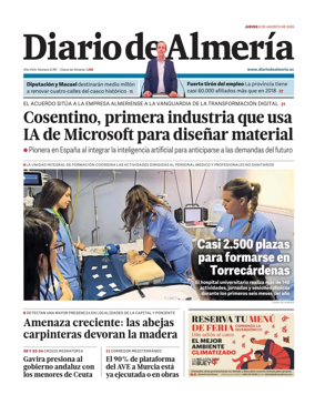 Cover of Diario de Almeria