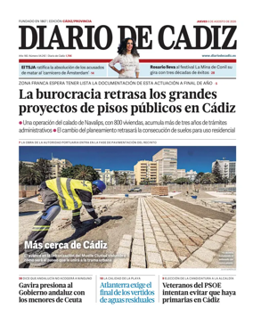 Cover of Diario de Cadiz