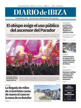Cover of Diario de Ibiza