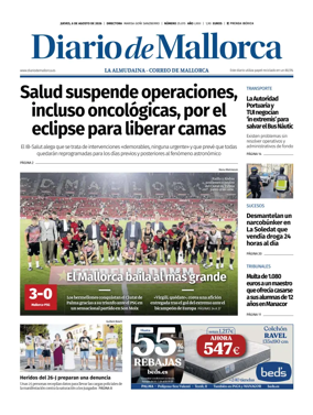 Cover of Diario de Mallorca