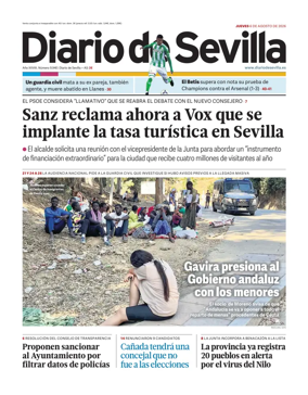 Cover of Diario de Sevilla