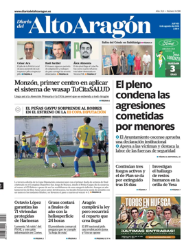 Cover of Diario del Alto Aragon
