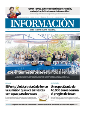 Cover of Diario Informacion (Elche y Vega Baja)