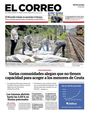 Cover of El Correo (Miranda de Ebro)