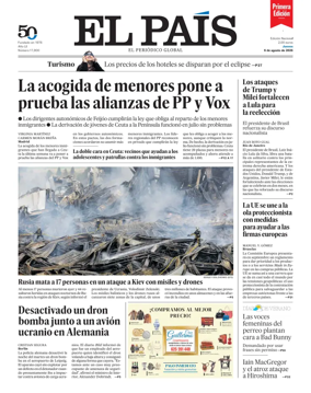 Cover of EL PAIS primera edicion